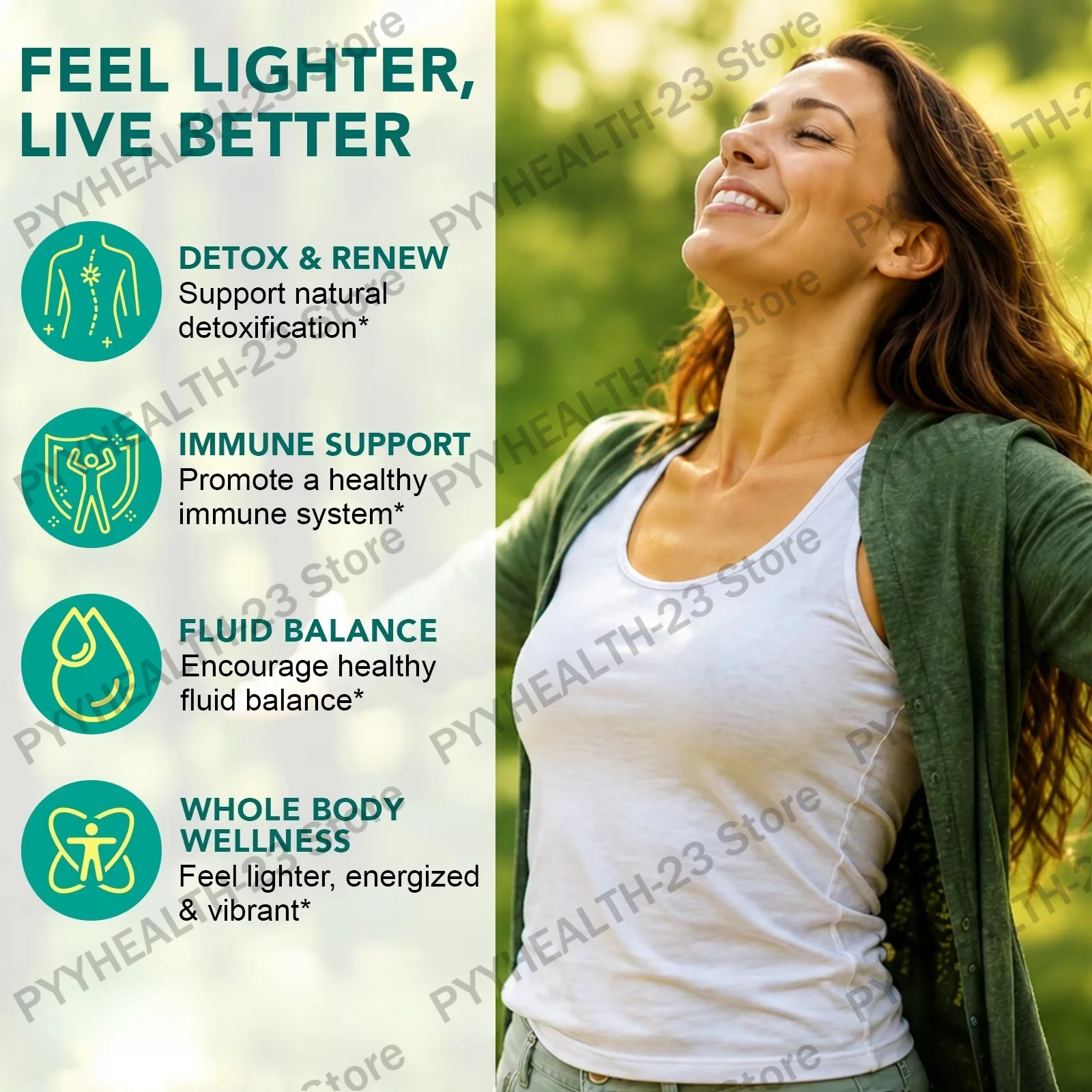 Itawel Lymphatic Drainage Liquid Drop Supports Lymphatic Wellness Body's Natural Balance Overall Wellness & Vitality Sugar free