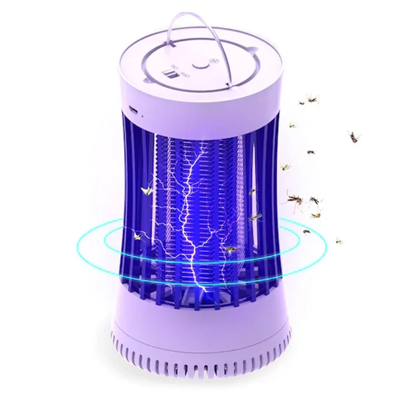 

Electric Bug Zapper Indoor, Rechargeable Mosquito Trap Zappers, USB Powered Camping Insect Killer, Indoor Bug Zapper for Home