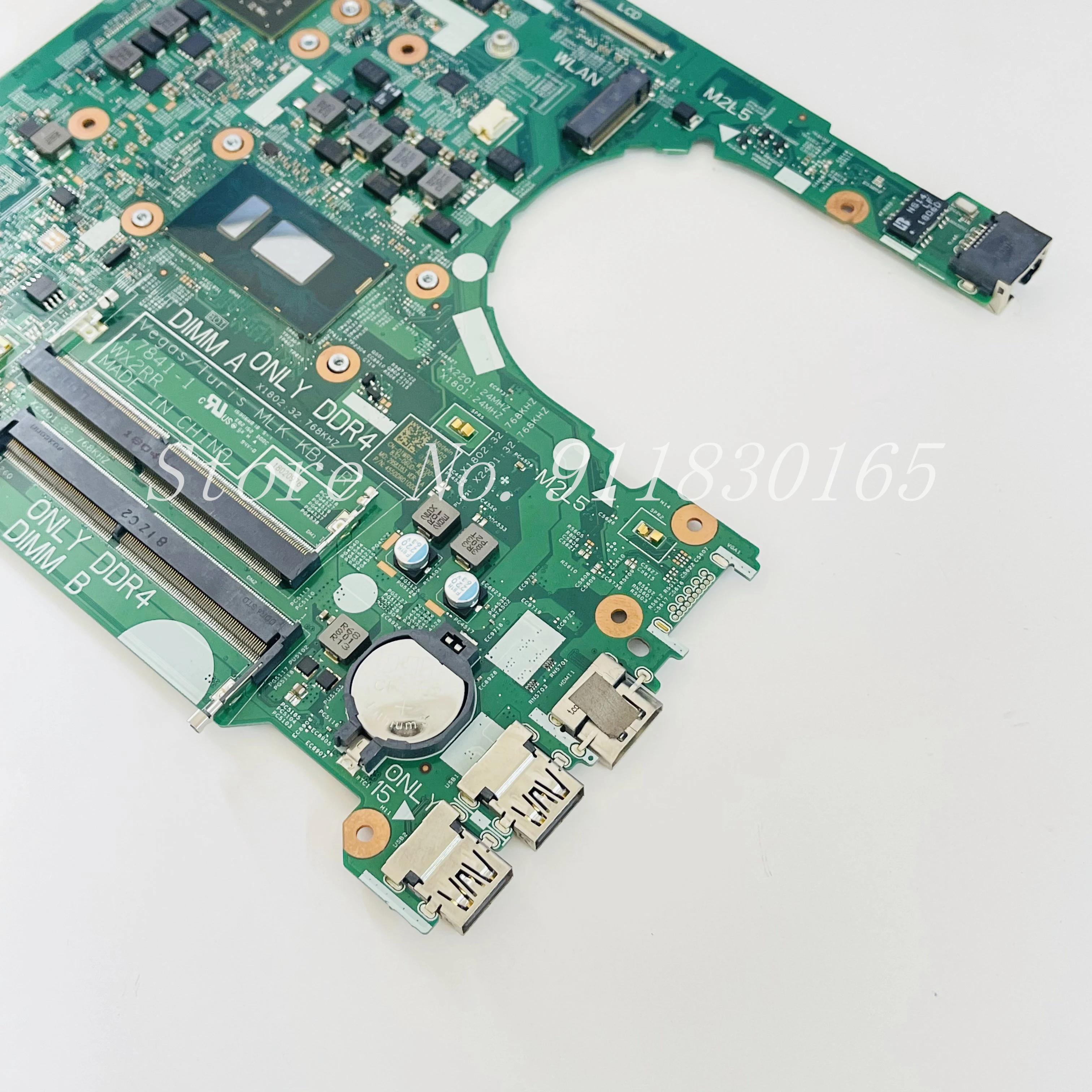 Imagem -05 - Placa-mãe do Portátil para Dell Inspiron 14 3467 3476 15 3567 3576 com Núcleo i3 i5 i7 Processador Central da 8a Geração 2gb Gpu Ddr4 153411 17841-1