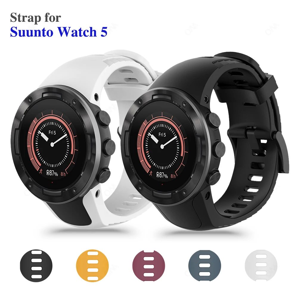 Sport Strap for Suunto 5 Smart Watch Replacement Silicone Bracelet Band for Suunto 5 Correa Accessories