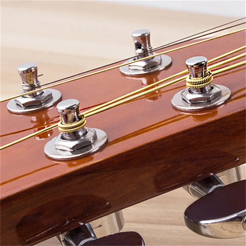 6pcs Pure Copper Strings 1-6 Classical Classic Guitar Strings Steel Wire Classic Acoustic Folk Ukulele Guitar Parts Accessories