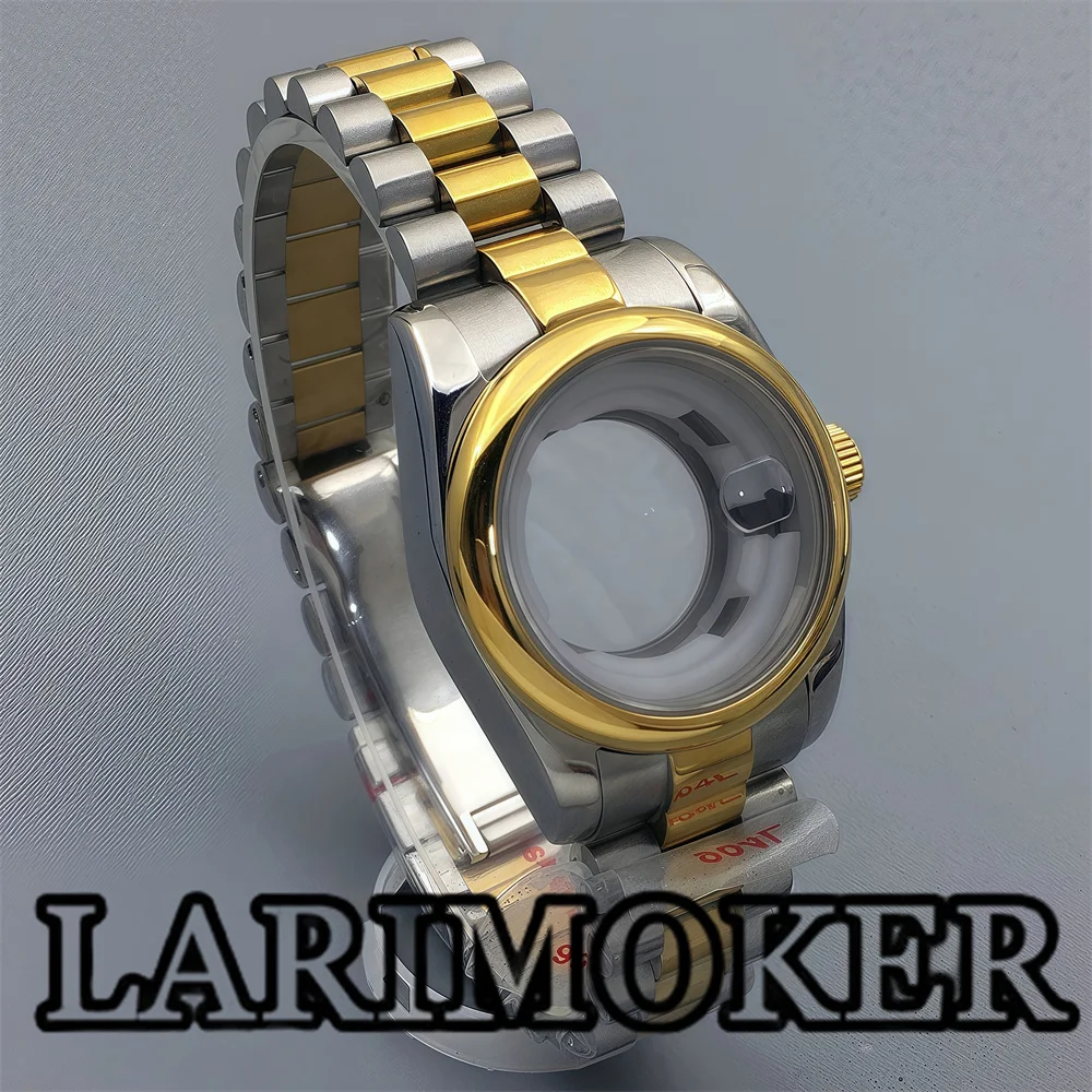 LARIMOKER 31mm Women‘s Watch Case Fits NH05NH06 Movement Sapphire Glass Case Glass Back Solid Back