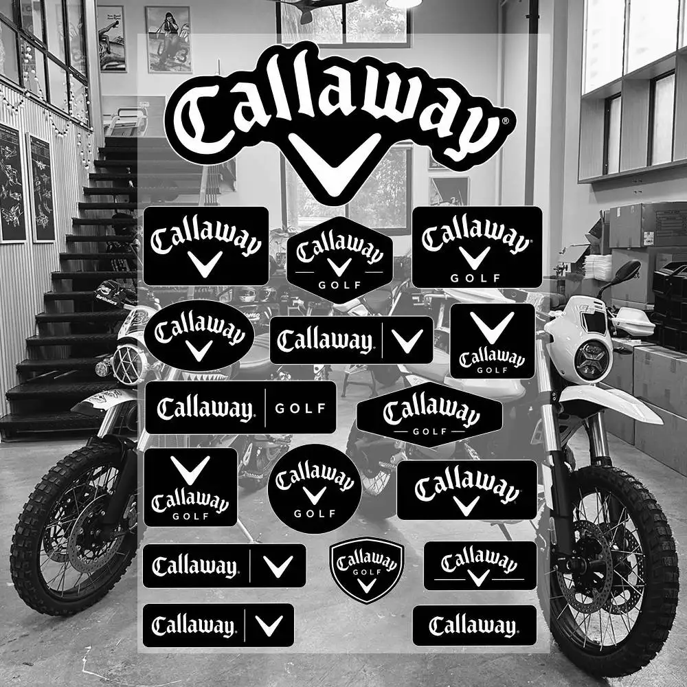 C-a-lla-wa-y Ästhetische Graffiti Wasserfeste PVC-Aufkleber für Auto Motorrad Skateboard Helm Notizbuch