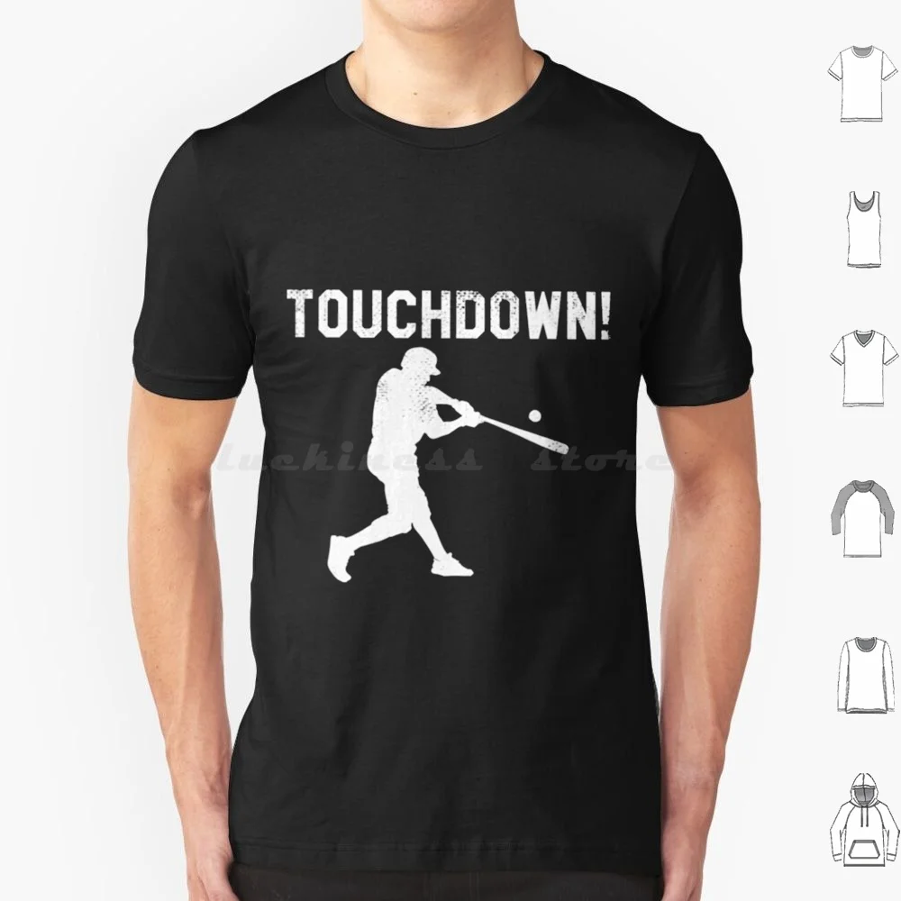 Baseball Touchdown T Shirt 6xl Cotton Cool Tee Baseball Touchdown