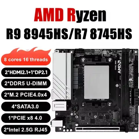 【中古】Ryzen 9 7940HS相当ES品搭載 TopTon N17 Topton N17 AMD Ryzen Gaming Motherboard