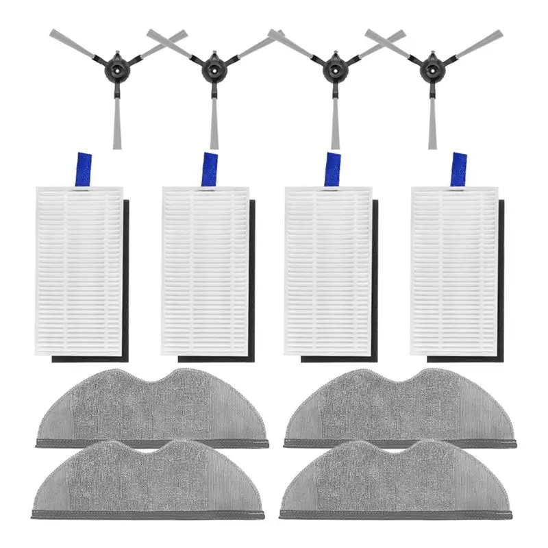 

New Shown-For Xiaomi Robot Vacuum E5 / C108 Replacement Parts Side Brush Hepa Filter Mop Cloth Accessories