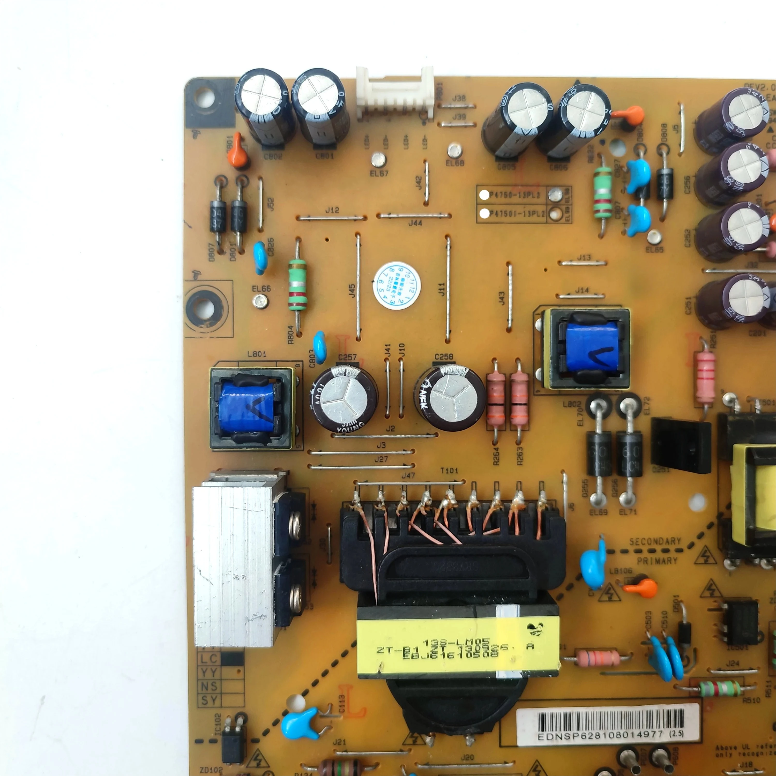 حقيقي الأصلي EAY62810801 EAX64905501(2.2) GP4750-13PL2 REV 2.0 امدادات الطاقة/لوحة LED لتلفزيون LG #3