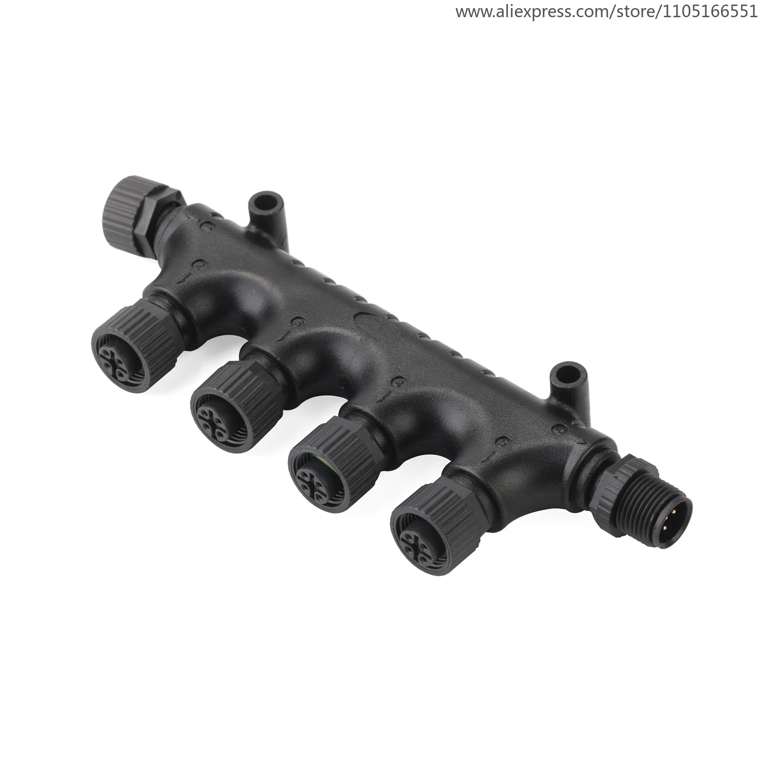 

Matsutec NMEA2000 3, 4 порта, 6 портов, 5 контактов, резьба M12, IP67, водонепроницаемый NMEA 2000 (N2k), Т-образный разъем для Garmin Lowrance Simrad