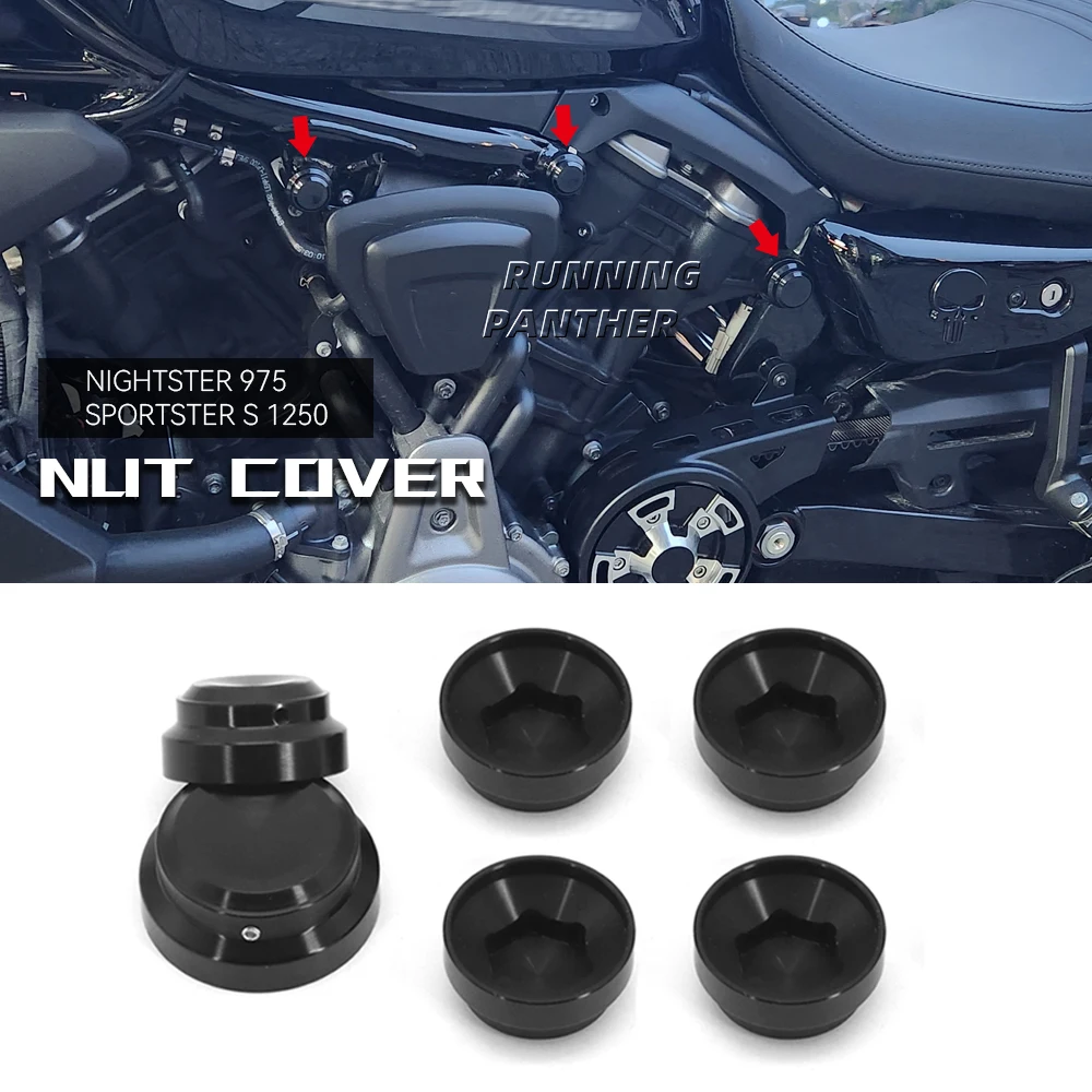 

Nut Cover For Harley Sportster S 1250 RH1250 S RH975 S Nightster 975 Motorcycle Nut Cover Design Premium 2022 2023