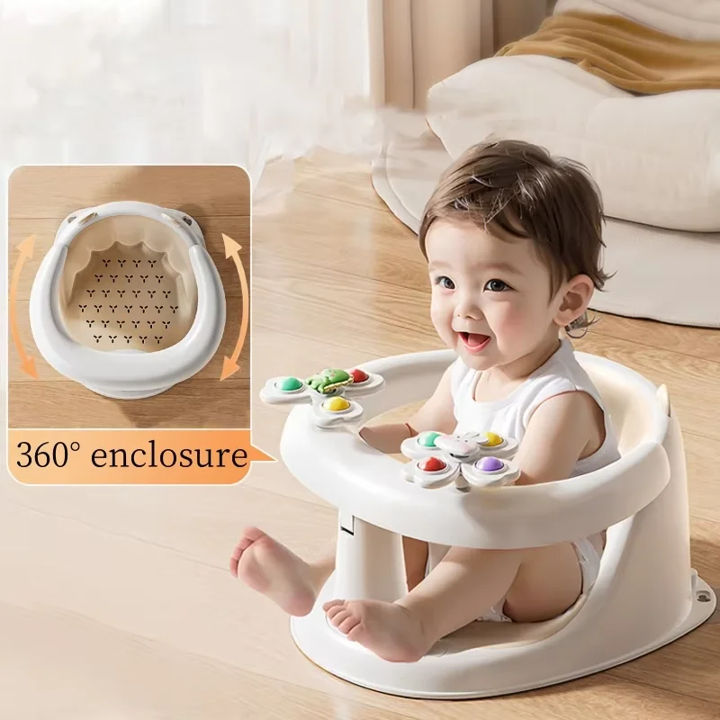 Baby bath seat; baby bath chair; bath stool; sitting device for bath; can sit in the bathtub; anti-slip for children