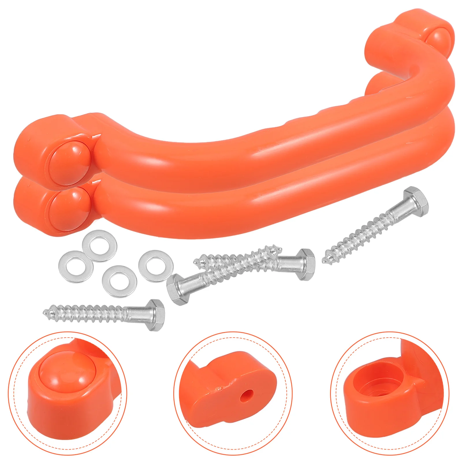 

2Pcs Non-Slip Plastic Playground Safety Handles for Climbing Frames and Swing Sets Playground Handles Climbing Frame Hand Grips