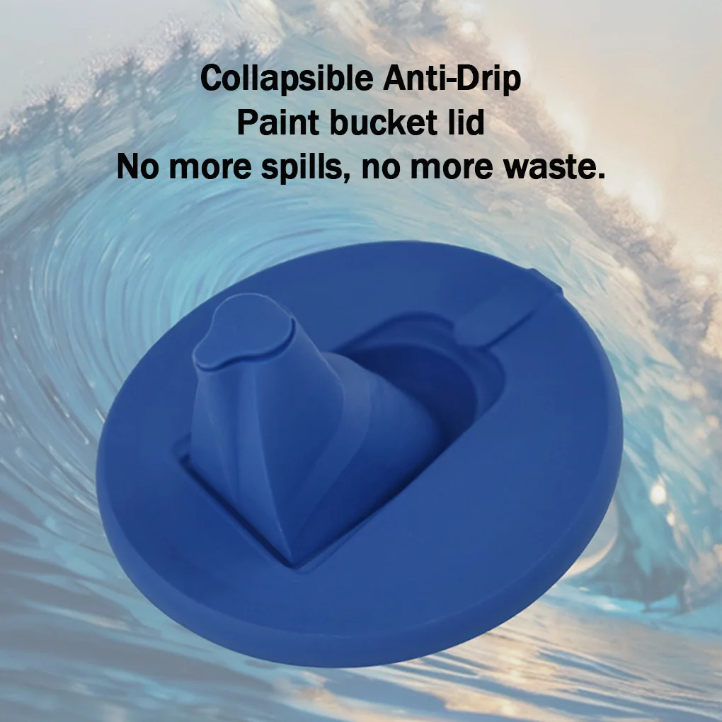 صنبور جديد قابل للسحب مع فوهة قابلة للطي مع فتحة تهوية مستلزمات صب الطلاء غطاء علبة تخزين الطلاء مختومة #3