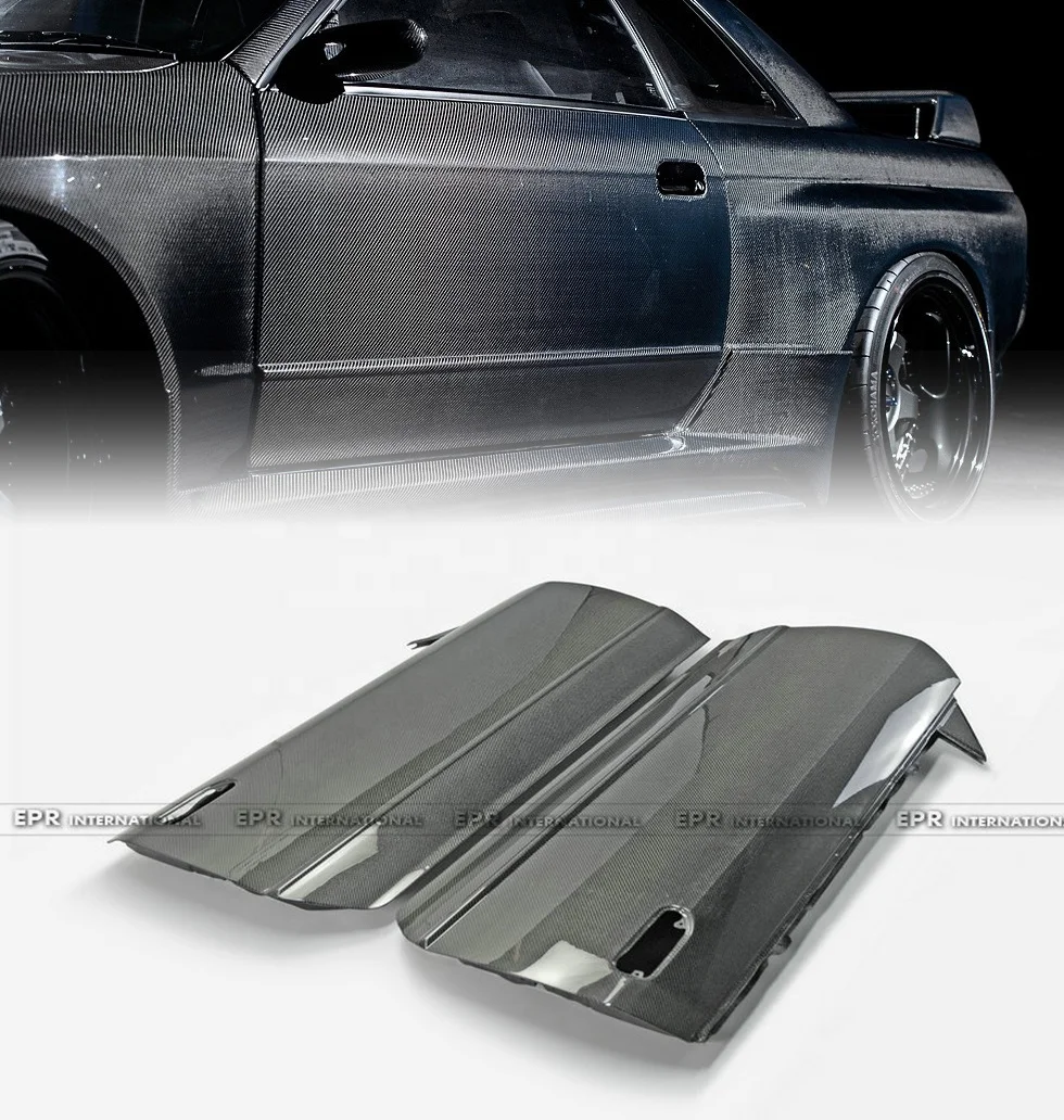 For Nissan 90-94 Skyline R32 GTR OE Type Carbon Door GTR Carbon Fiber Door Lightweight(Pair)