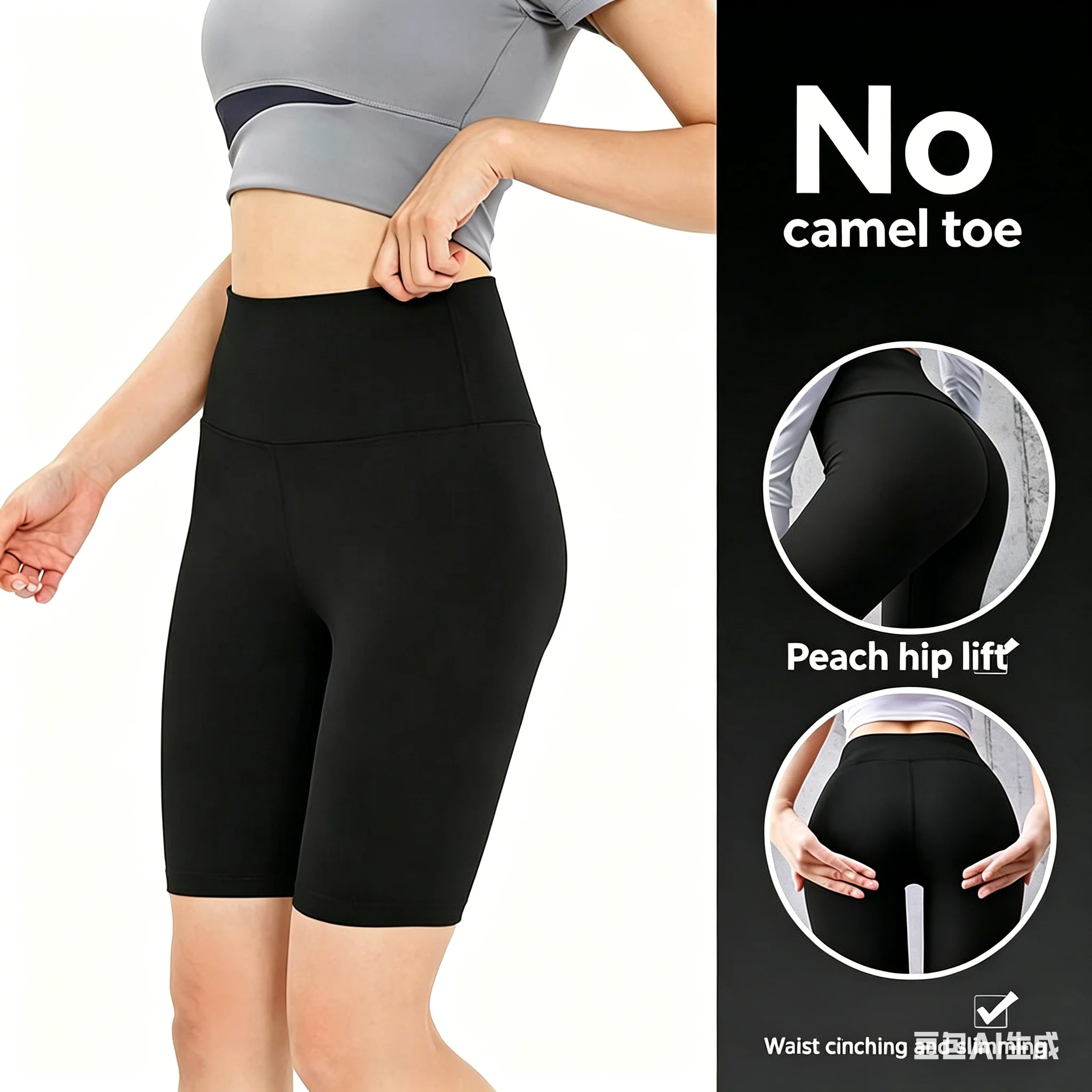 High-Waist Women Yoga Shorts Breathable Quick-drying Fitness Shorts Butt Lift Sports Running Cycling Push-Up Workout Gym Shorts 6 High-Waist Women Yoga Shorts Breathable Quick-drying Fitness Shorts Butt Lift Sports Running Cycling Push-Up Workout Gym Shorts 6