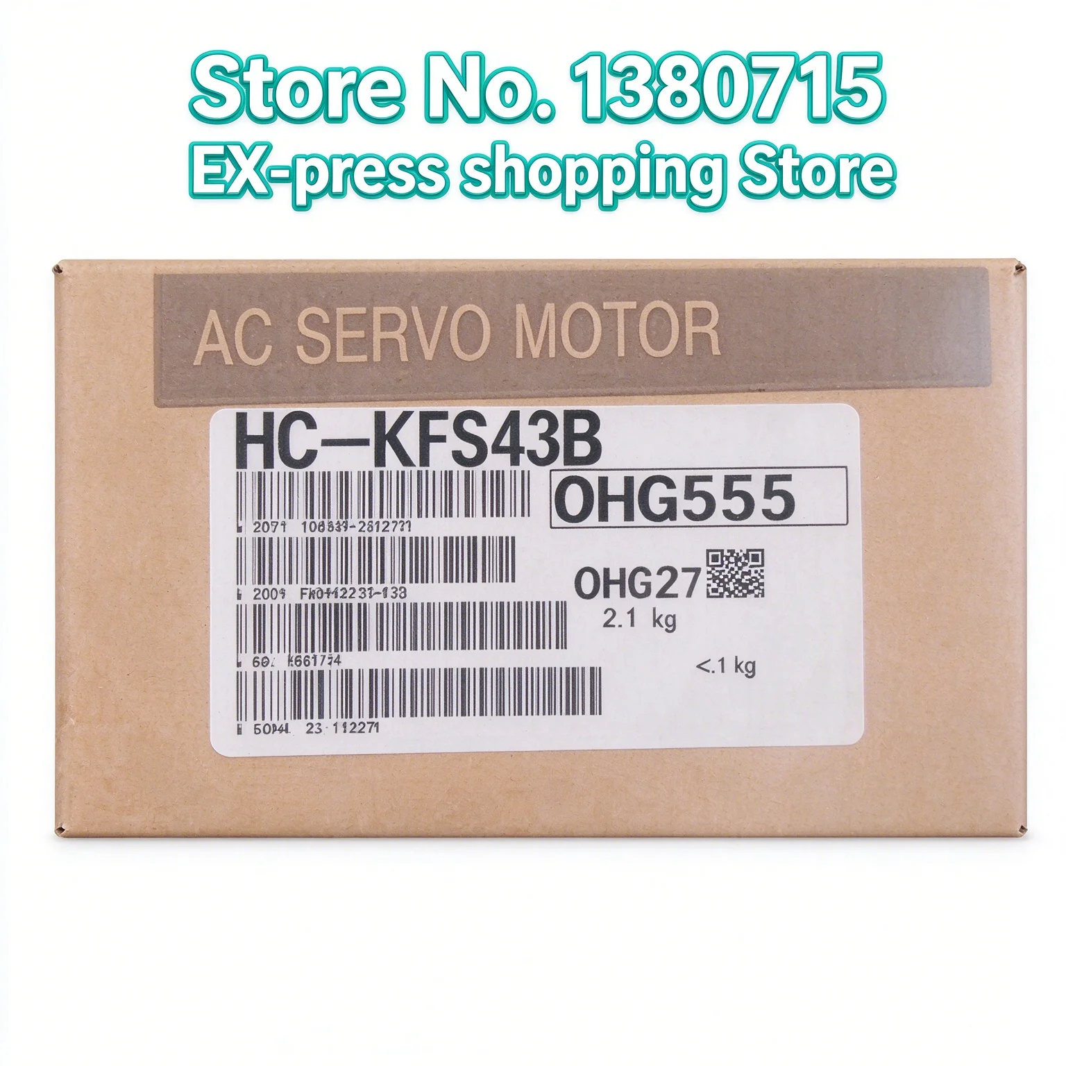 New Original HC-KFS43B 1.3NM 3000rpm 200V 2.3A 400W Brake AC Servo Motor