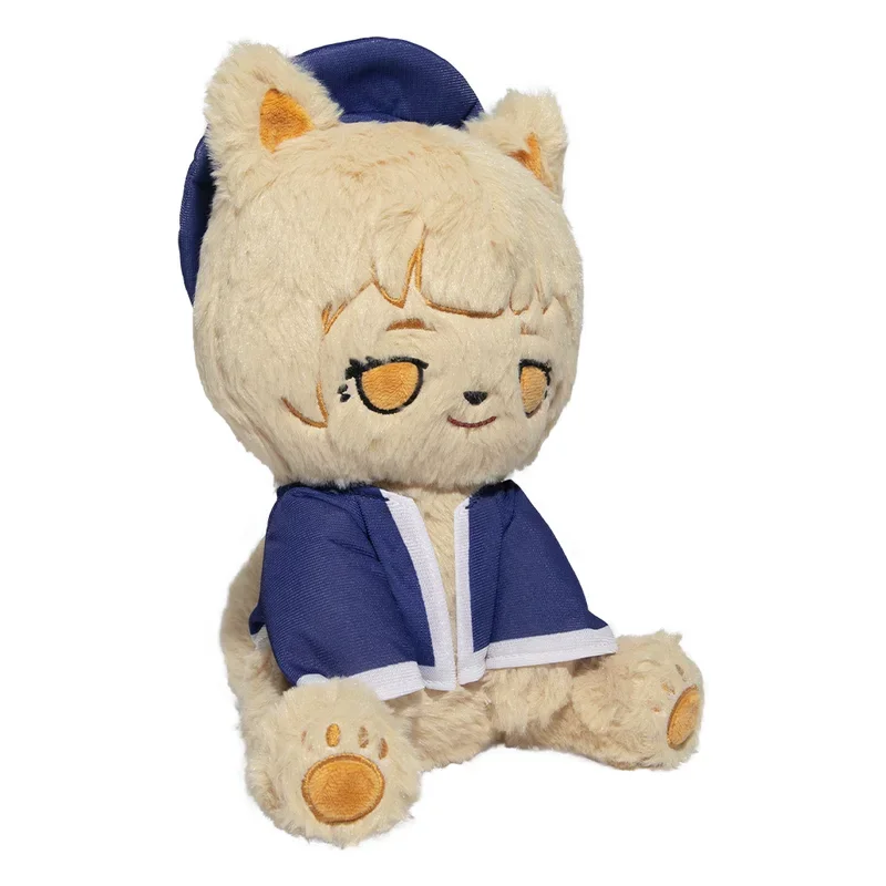 RT01 26cm lindo gato Farin peluches Anime mazmorra Meshi Cosplay fantasía estatuilla accesorios mascota regalos de cumpleaños de Navidad * JK2