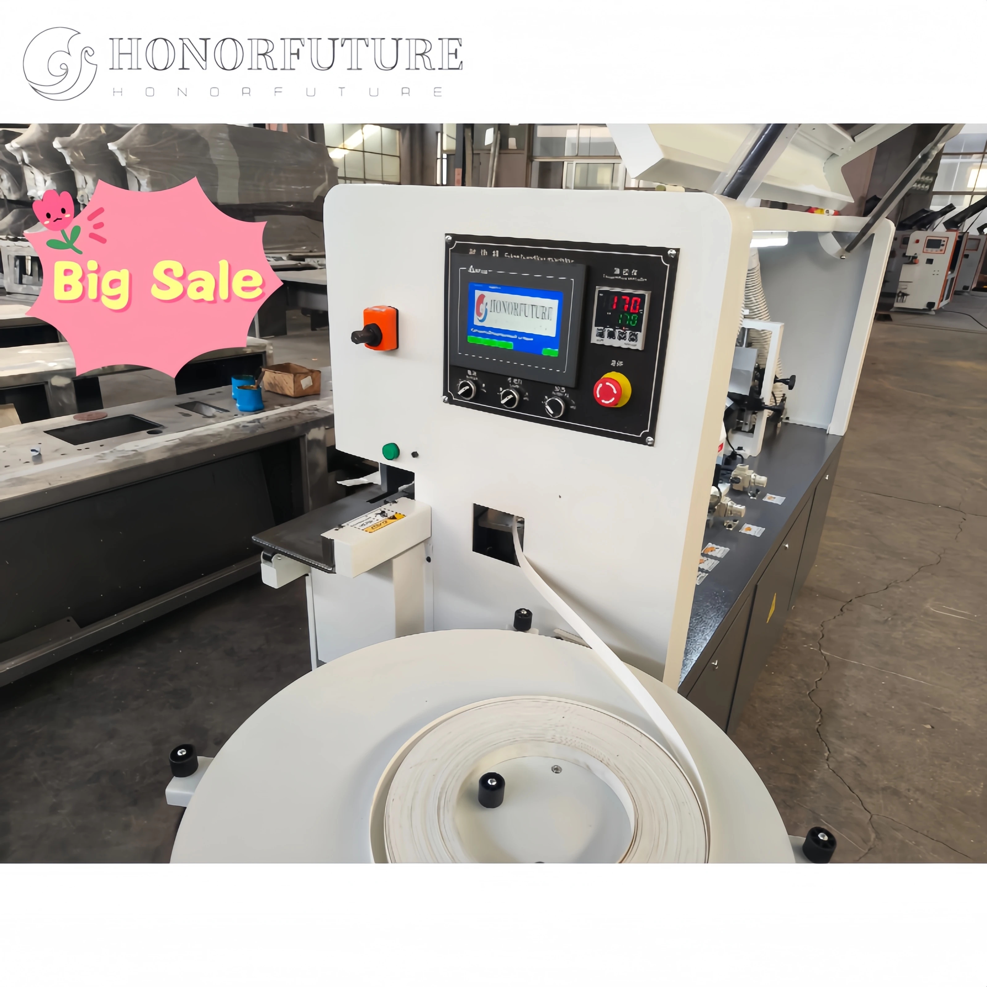 Multi-functional Full Automatic PVC MDF Edge Banding Machine Auto Bevel Curve Sealing Gluing Bonding Tools High Efficiency Sale