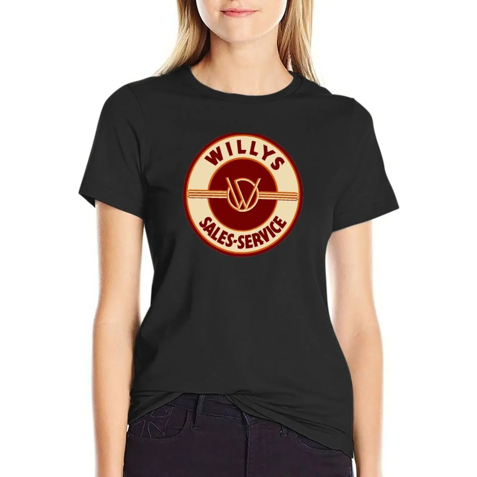 

Willys - Sales & Service T-Shirt summer clothes kawaii clothes sweat Women's clothing