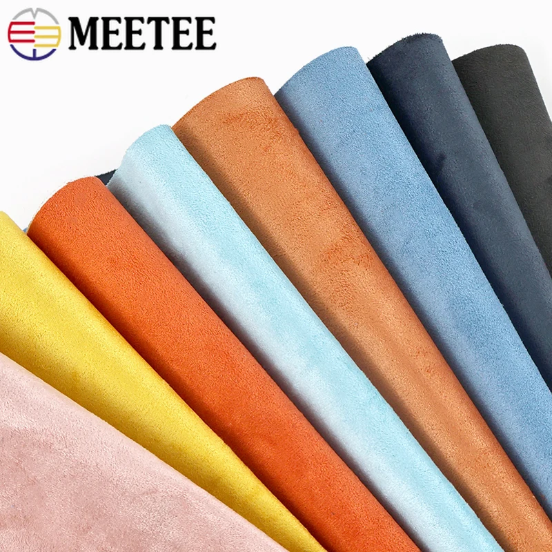 20*30-100*143cm Synthetic Leather Self-adhesive Fabric Car Interior Velvet Decor Cloth Suede Adhesive Fabrics Sewing Accessories