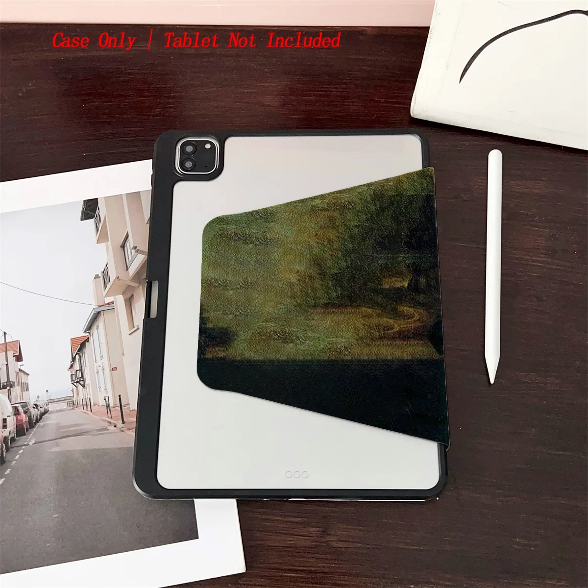 Mona Lisa Printed iPad Case for Pro 12.9/11/Air 10.9/iPad 10.2/Mini 6, Shockproof Wear-Resistant Cover