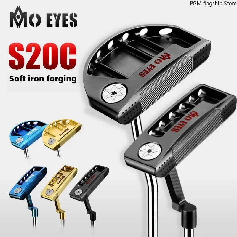 

MO EYES Magic Eye Golf Club Semi-circle/In-line Putter S20C Soft Iron Knotless Steel Rod Single TUG029