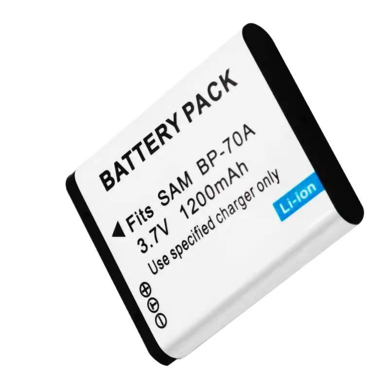 New 1200mAh BP-70A Compatible Battery For Samsung ES65 PL20 ST60 Camera Series
