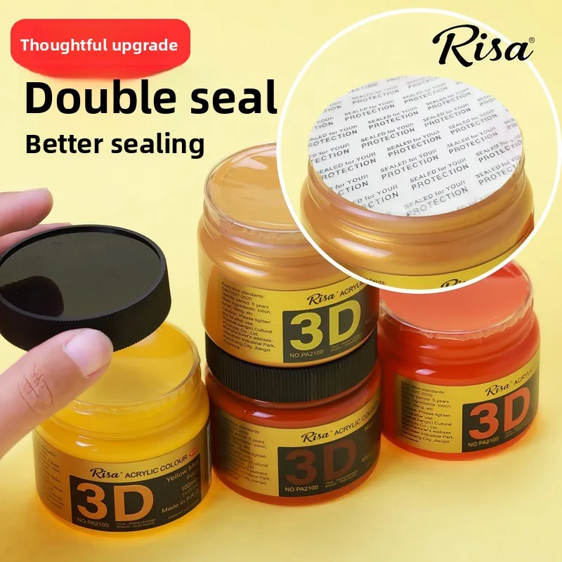 

50/100/300/500ml 48 Colors Waterproof Acrylic Paint Professional Grade Pigments Art Painting Pigment School Supplies Stationery