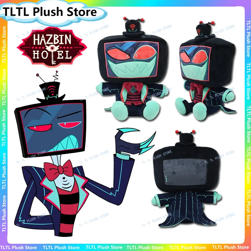 Nuevo Hazbin Hotel S2 villano Vox Peluche de juguete Peluche muñeca almohada suave relleno dibujos animados Fans periféricos jug