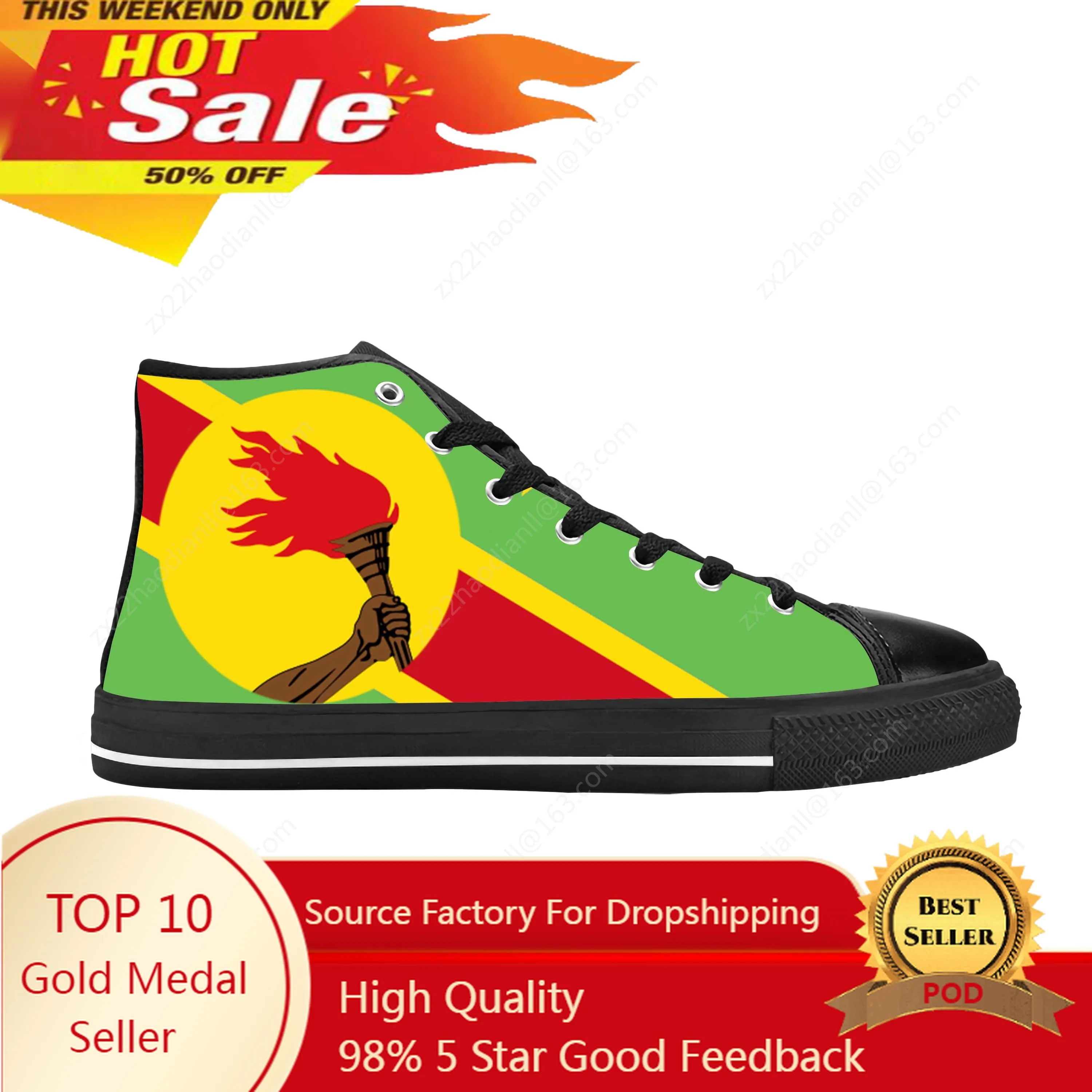 

Zaire Congo Flag Patriotic Pride Fashion Popular Casual Cloth Shoes High Top Comfortable Breathable 3D Print Men Women Sneakers