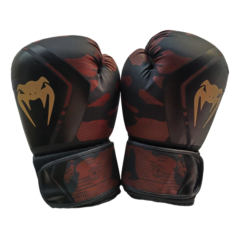 Durable Men's Boxing Gloves, Breathable High-Density Polyester for MMA Training & Heavy Bag, Shock Absorption   Punching Mitts w