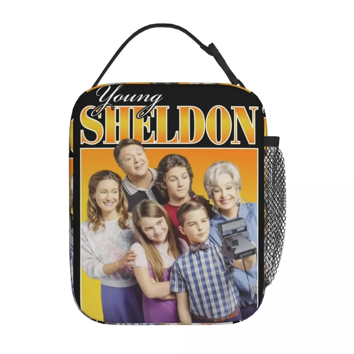 

Insulated Lunch Box Young Sheldon Funny Comedy Sheldon Cooper The Theory Food Box INS Trendy Thermal Cooler Lunch Box