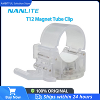Nanlite HD-T12-1-MC Magnet Tube Clip Tube Lights Accessories Clamp for PavoTube II Series Lights or any T12 Tube Diameter Lamp