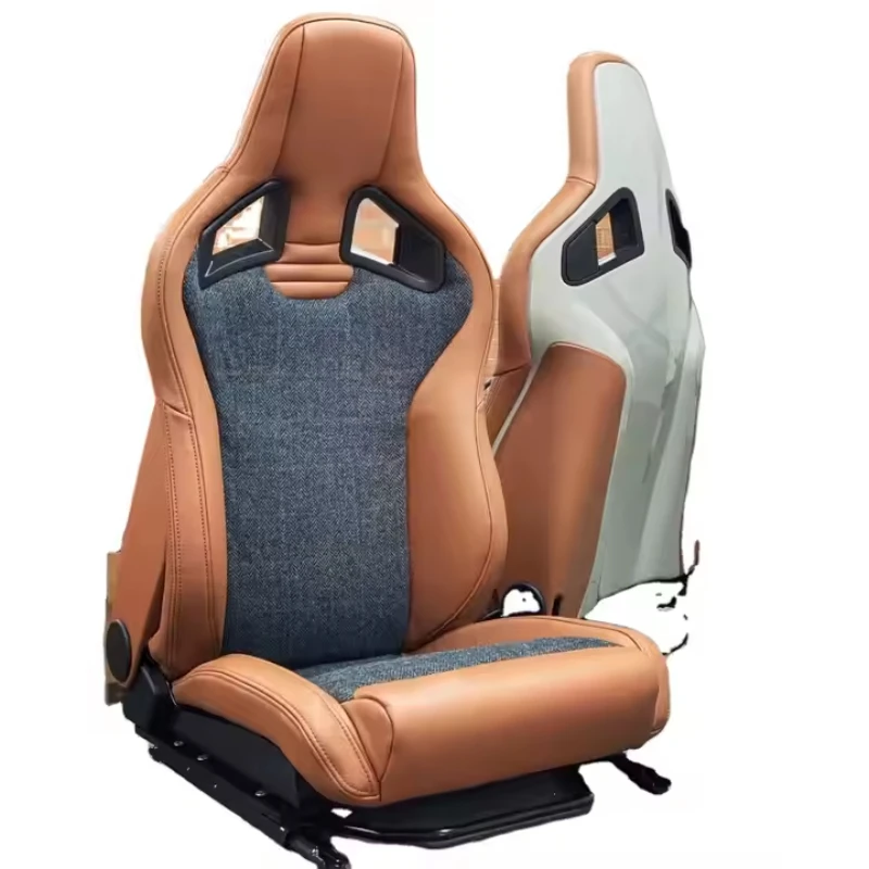 

for sale in brown leather for front car seats with Harris tweed/brown leather car seats