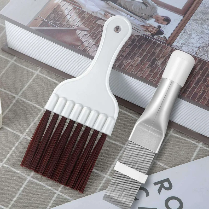 6 Pieces Air Conditioner Condenser Fin Comb, Fin Cleaning Brush Air Conditioner Fin Cleaner Cleaning Whisk Brush