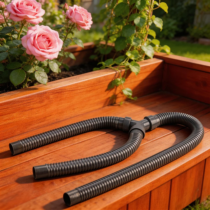 

Waste Water Outlet Y Pipe Three Way for Motorhome Caravan Double Sink Kitchen Basin Barbed Hose Water Fuel Air Connector