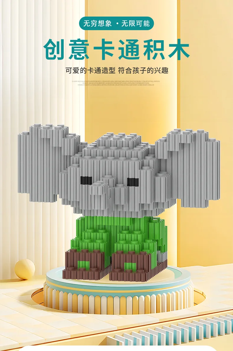 Italiaanse Brainrot Blokken Grappige Dieren Figuren Diamant 3D Model Micro Bouwstenen voor Volwassenen Kinderen Mini Bakstenen Mini Geschenken