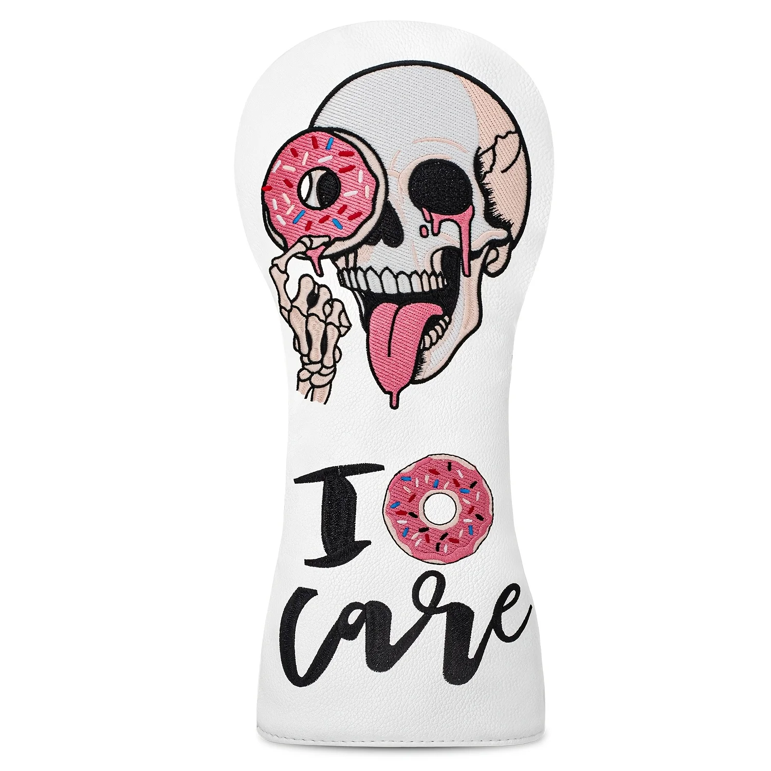 A High-Quality PU Driver Headcover with a Skull Design Golf Club Protection Sleeve (Suited for Drivers, Long Irons, And Hybrids) image 2