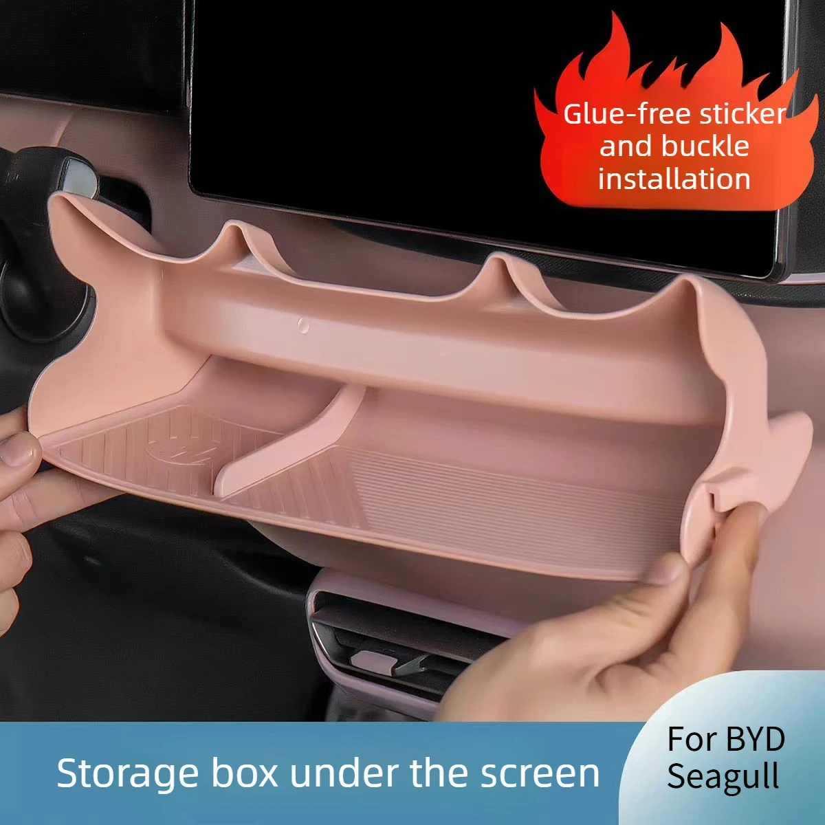 For BYD Seagull Dolphin Surf Dolphin Mini Atto1 25-26 Storage Box Instrument Center Control Screen Storage Box Accessories