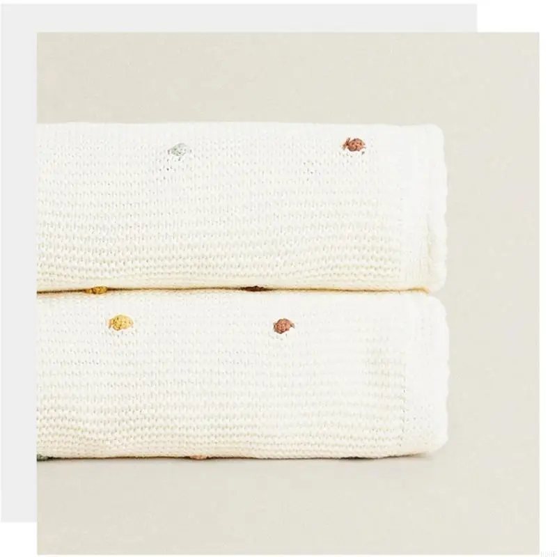 e06f baby blanket cotton blant lebled lebled المستخدمة لنيبرون 70 × 100 سم/27.6 × 39 بوصة