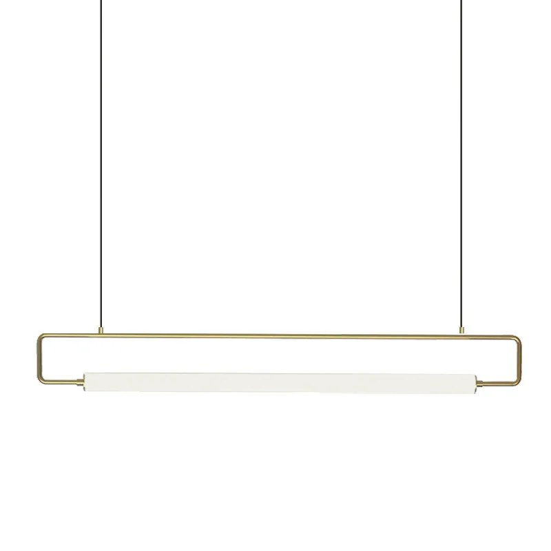 Long restaurant candle bar designer modern dining table office meeting room led light