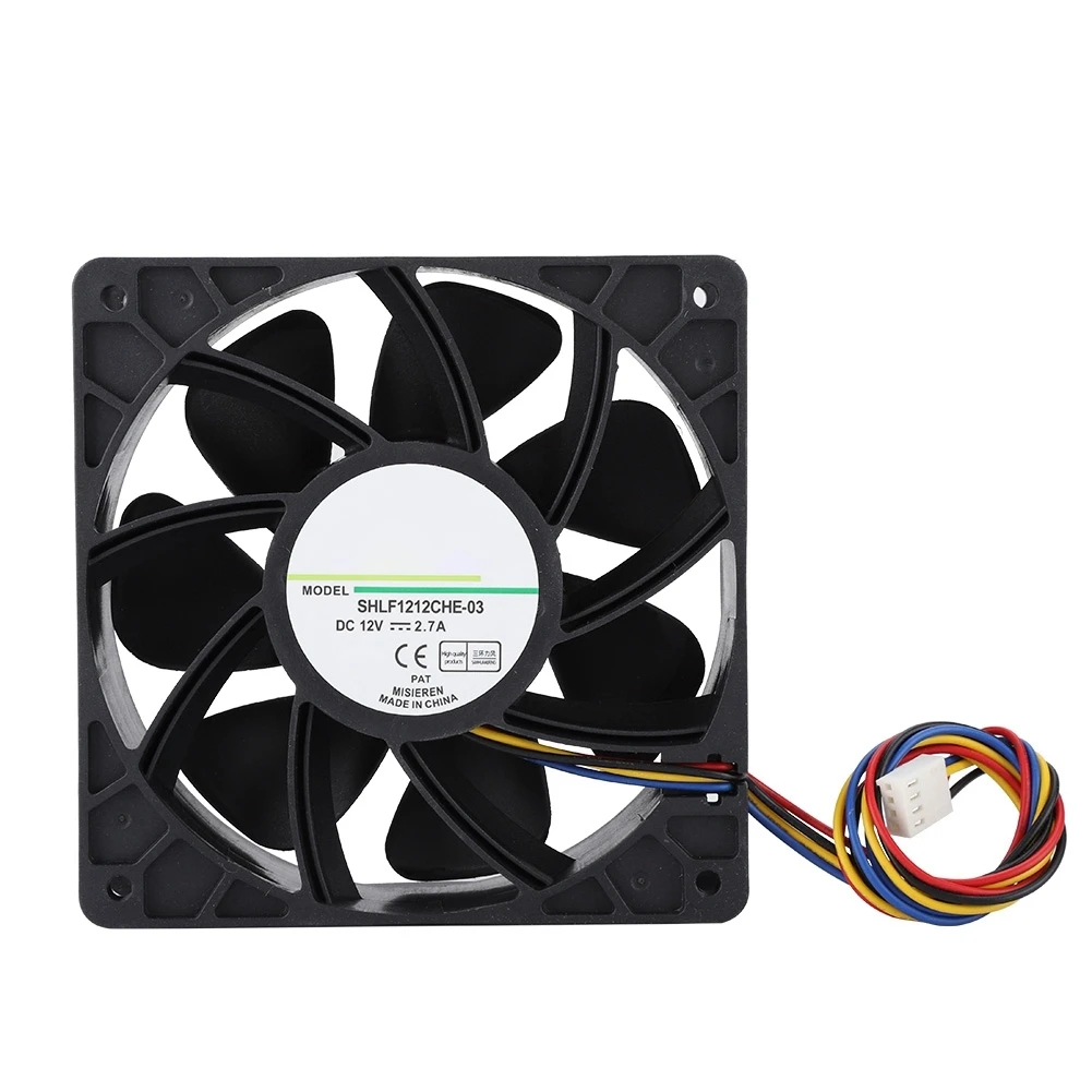 

SHLF1212CHE-03 DC12V 2.7A 12CM S9 S7 Fast Heat Dissipation Cooling Fan Cooler