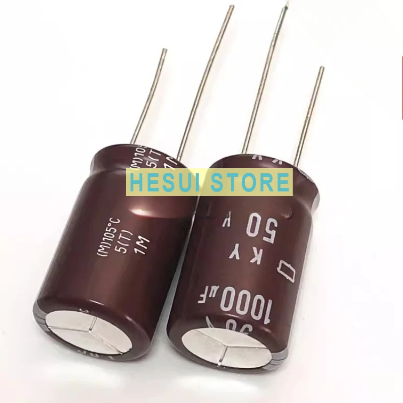 10PCS Electrolytic capacitor 50V1000UF 16X25 KY high frequency low resistance long life