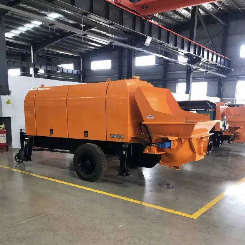 High-Rise Building Concrete Pump 60m Boom Articulation Remote Control Precision Placement