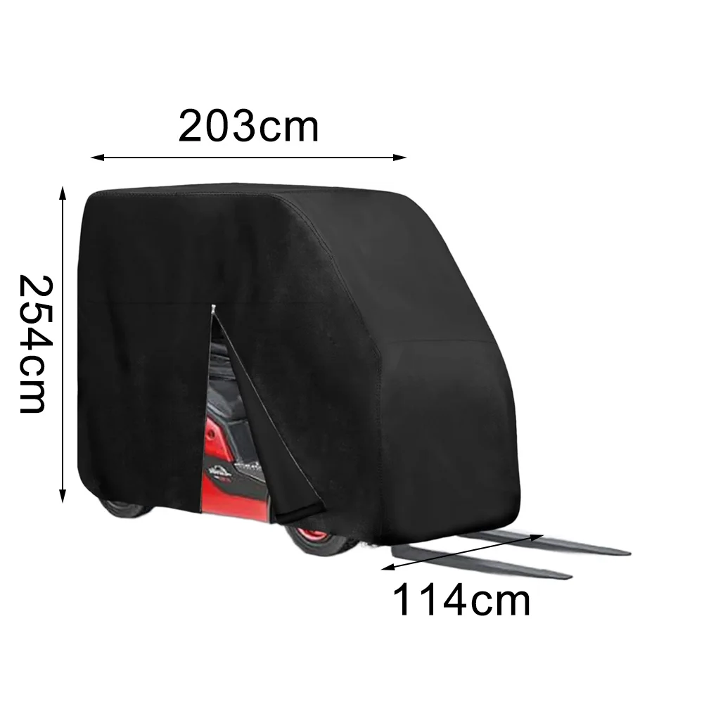 

Пылезащитный чехол для вилочного погрузчика, водонепроницаемый, устойчивый к царапинам защитный чехол 254L114W203H CM, сверхпрочная ткань Оксфорд