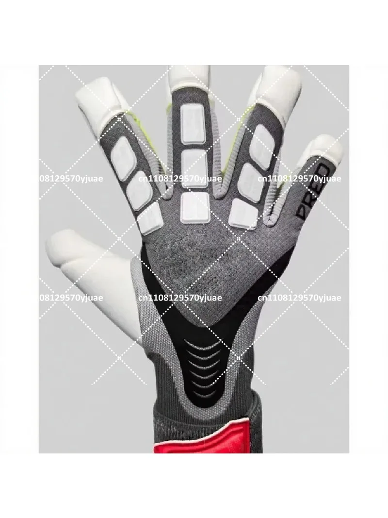 Thickened Latex Goalkeeper Gloves for Training & Matches, Finger Protection, Durable Grip, All Ages