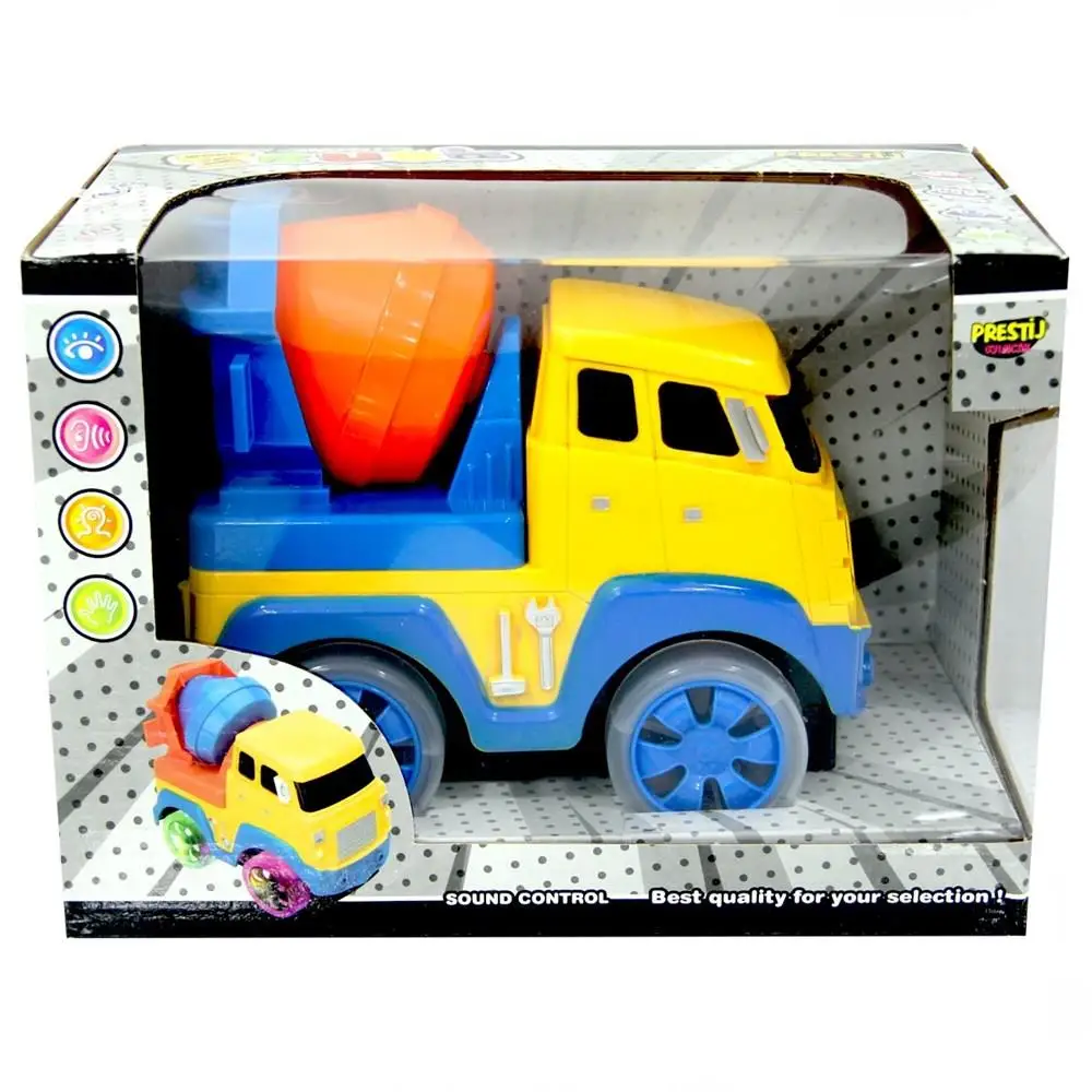 Prestige toy illuminated and musical song-concrete mixer domestic production