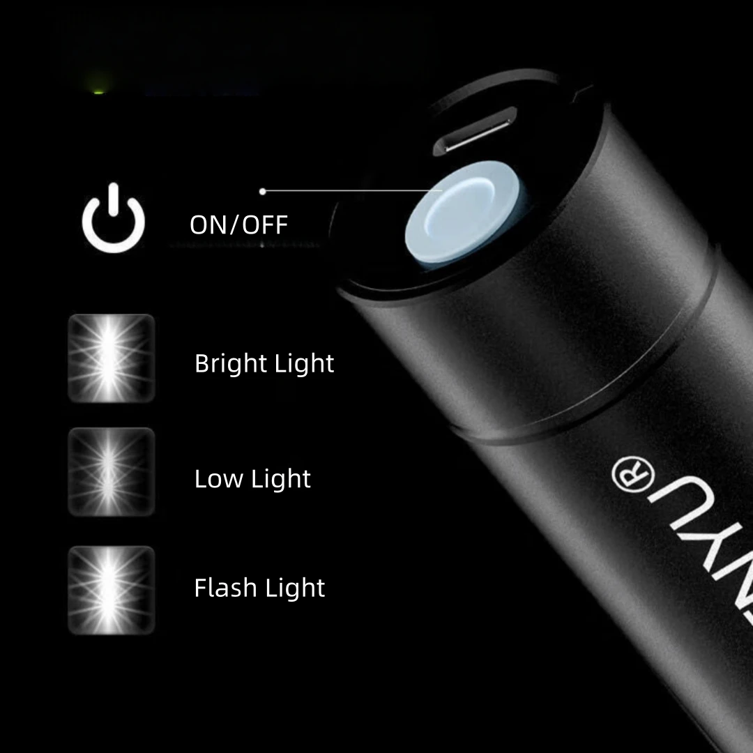 Picture 4: Super Mini Poratable Flashlight 40g Bright LED Waterproof  Light Emergency Lighting Electric Torch Lightweight Flashlights