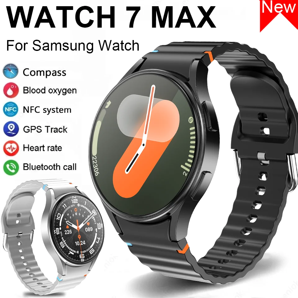

2025 Новые умные часы W atch 7 Max Ultra 1,5-дюймовый AMOLED HD-дисплей Bluetooth Talking Спортивные умные часы Мужчины Женщины Часы Подарок