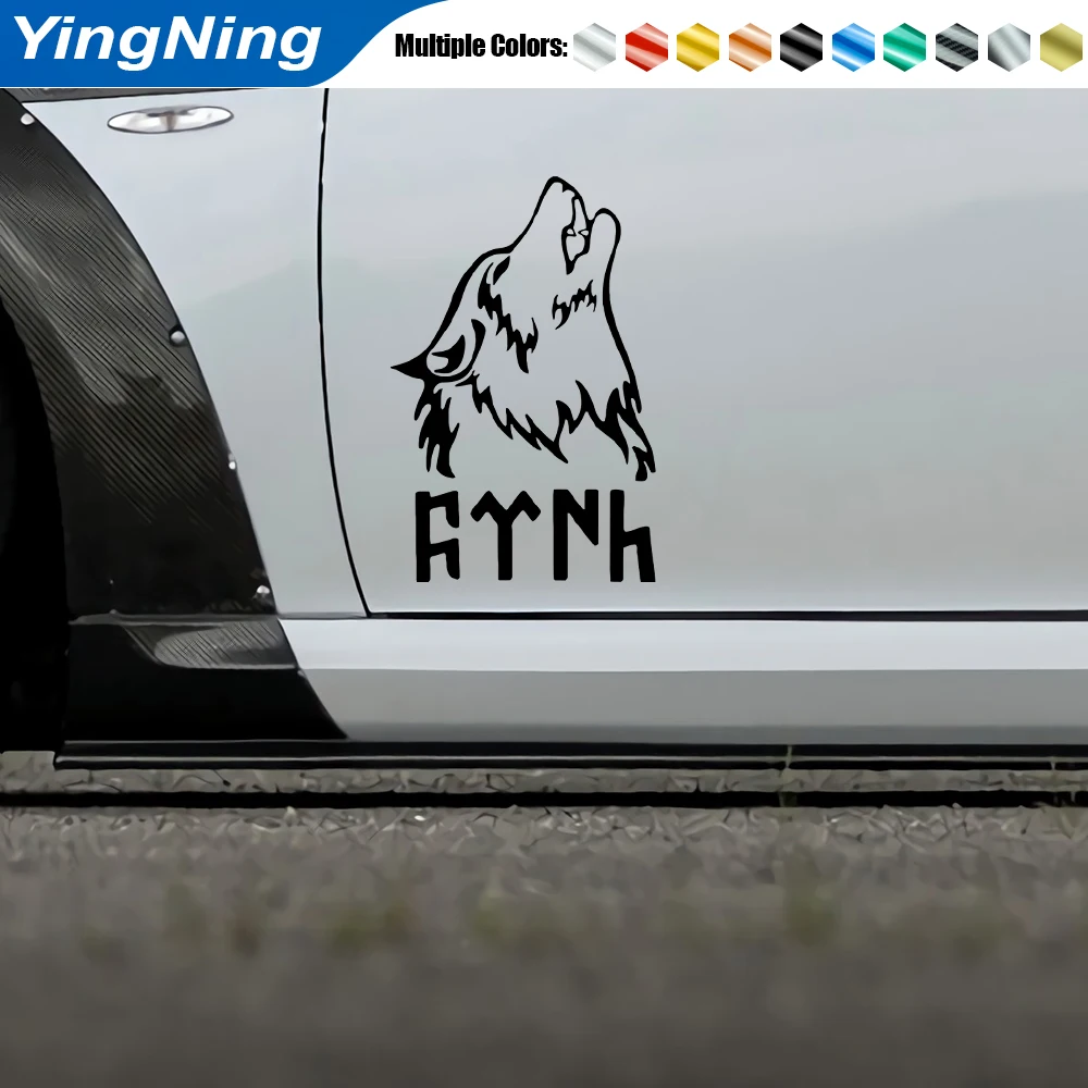 

Turkish Wolf Bozkurt Car Sticker Gokturk Turk Vinyl Decal Waterproof Bumper Window Laptop Decor Reflective Car Accessories