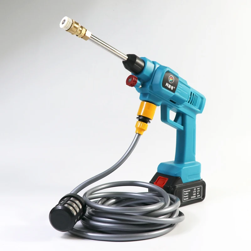 

Car Wash Machine High-pressure Car Wash Water Gun,Portable Rechargeable Car Wash Water Pump